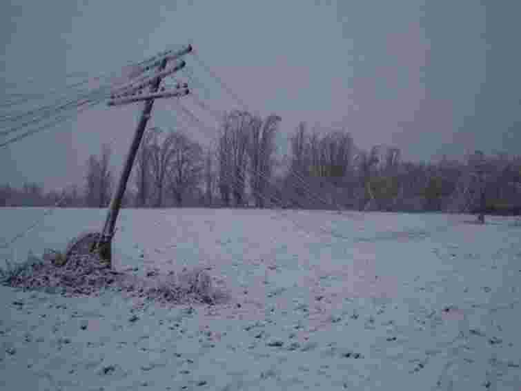 На Львівщині все ще знеструмлено 134 населені пункти