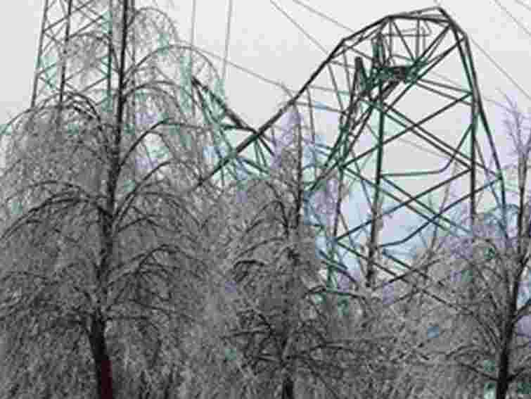 На Львівщині без світла 6 населених пунктів повністю і 5 – частково