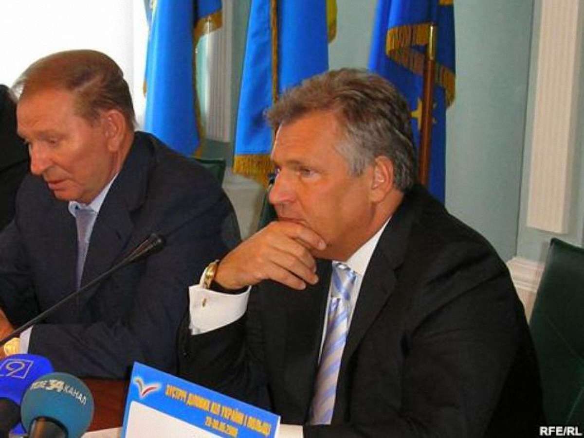 Кучма зустрівся з Кваснєвським та Коксом
