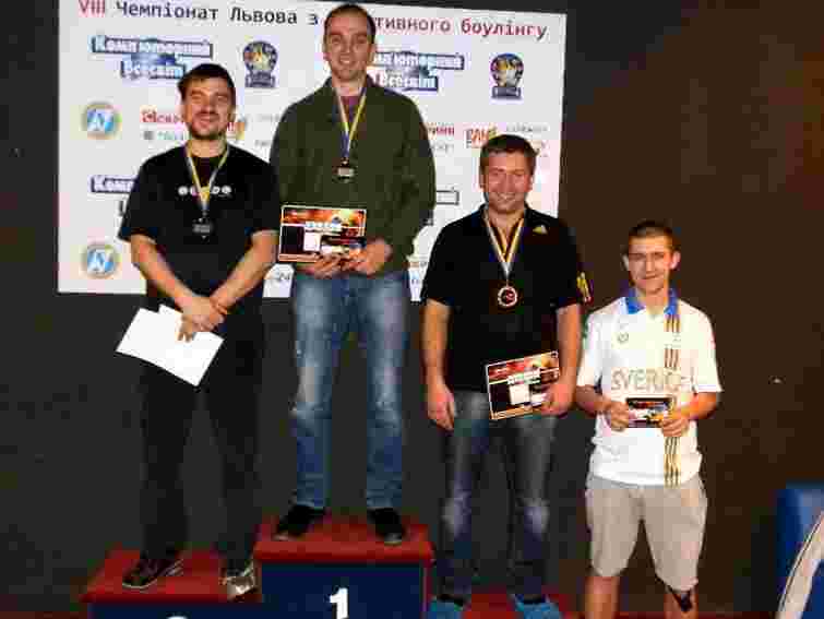 Визначено переможців 10 етапу VIII Чемпіонату Львова зі спортивного боулінгу