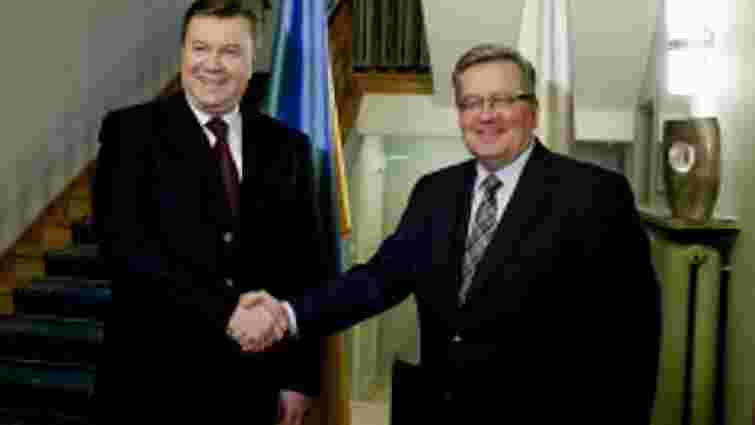 Янукович та Коморовський у Віслі обговорили євроінтеграцію України