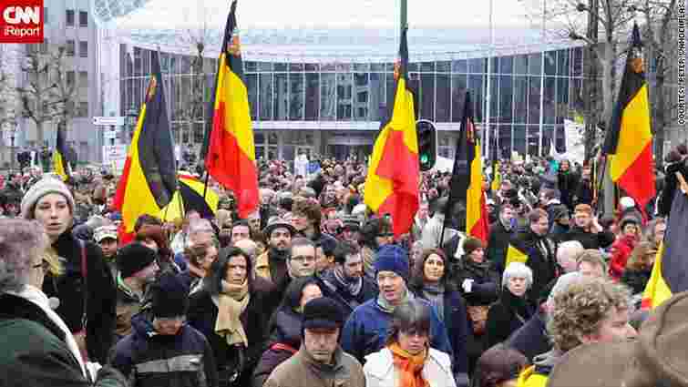 У Бельгії 30 тисяч людей вийшли на акції протесту