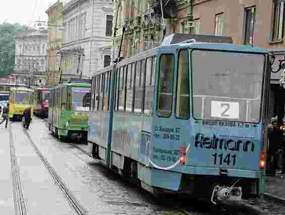 У Львові зійшов з рейок трамвай