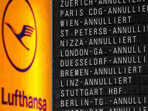 Через страйк Lufthansa скасували 9 рейсів між Києвом і Німеччиною
