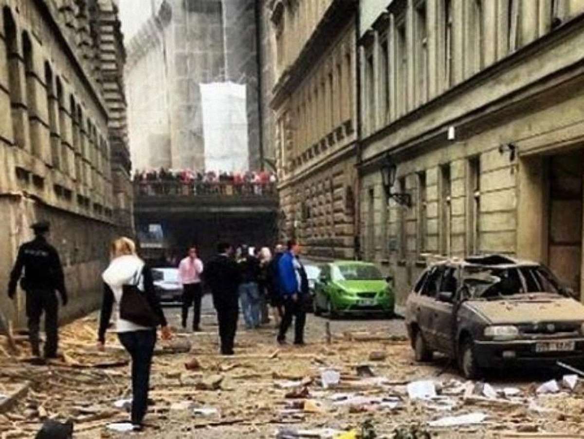 Прем'єр-міністр Чехії назвав причину вибуху в центрі Праги