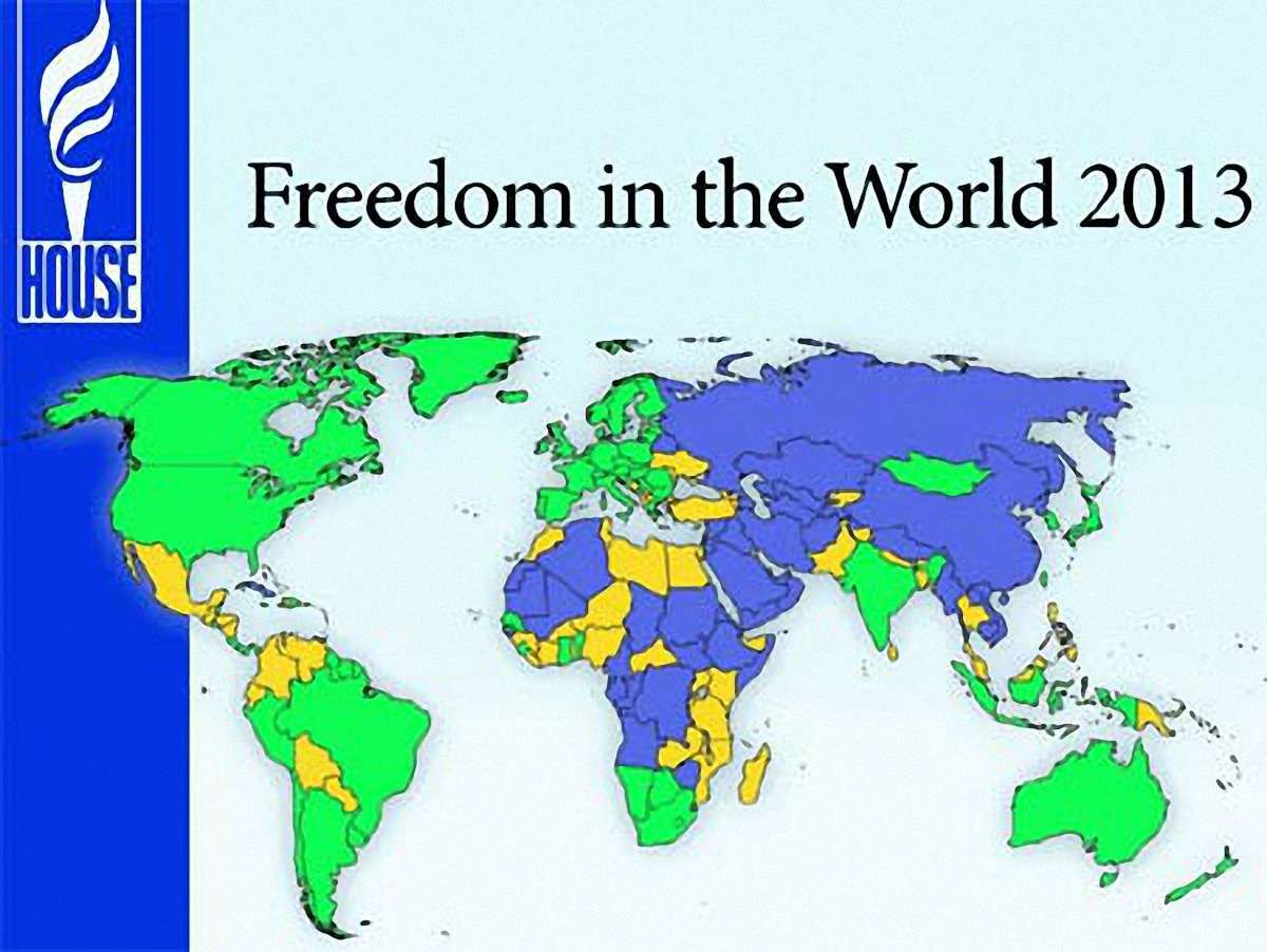 Freedom House: Україну за рівнем свободи прирівняли до Замбії