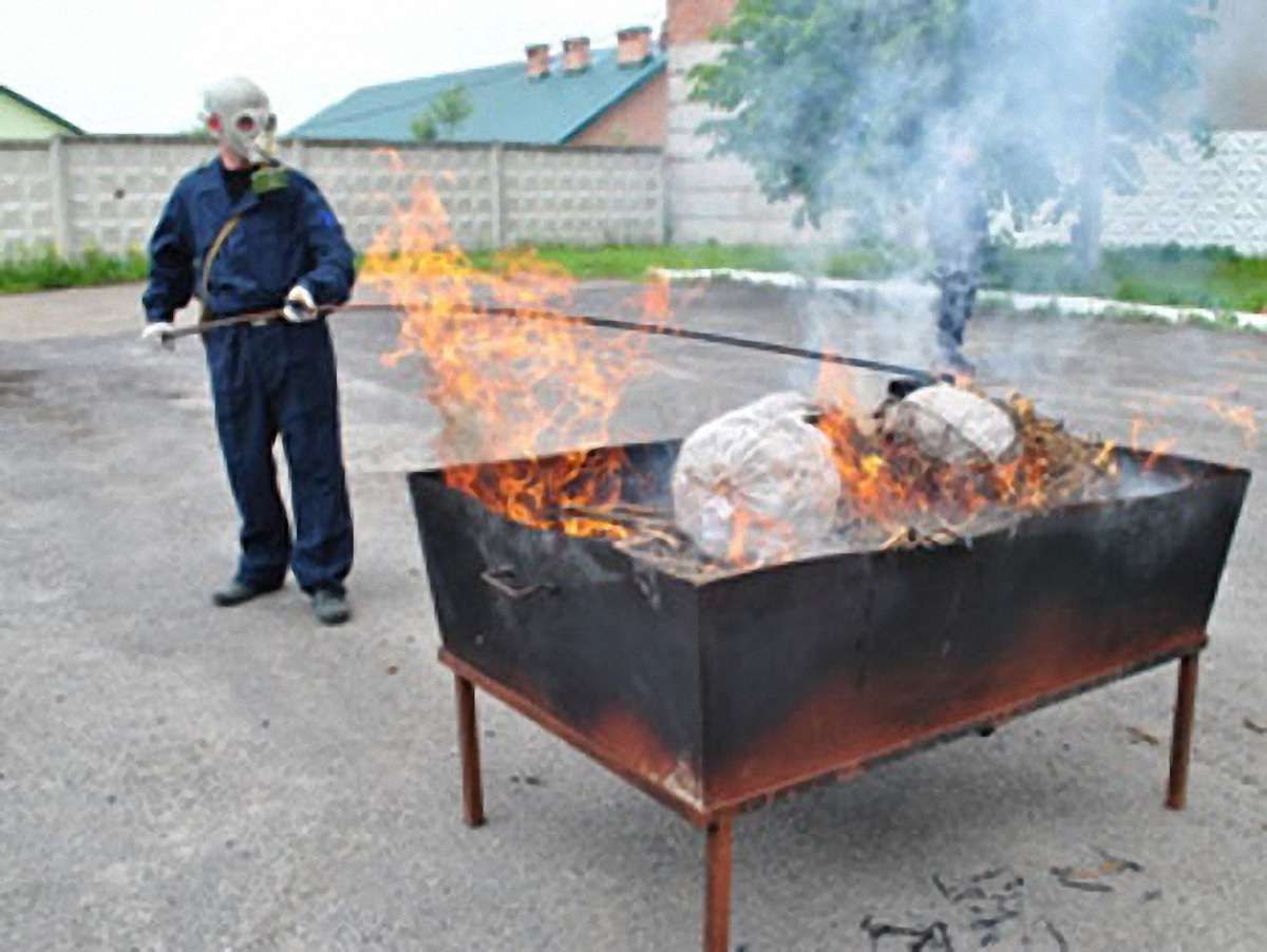 У Львові спалили наркотиків на майже 1 млн грн