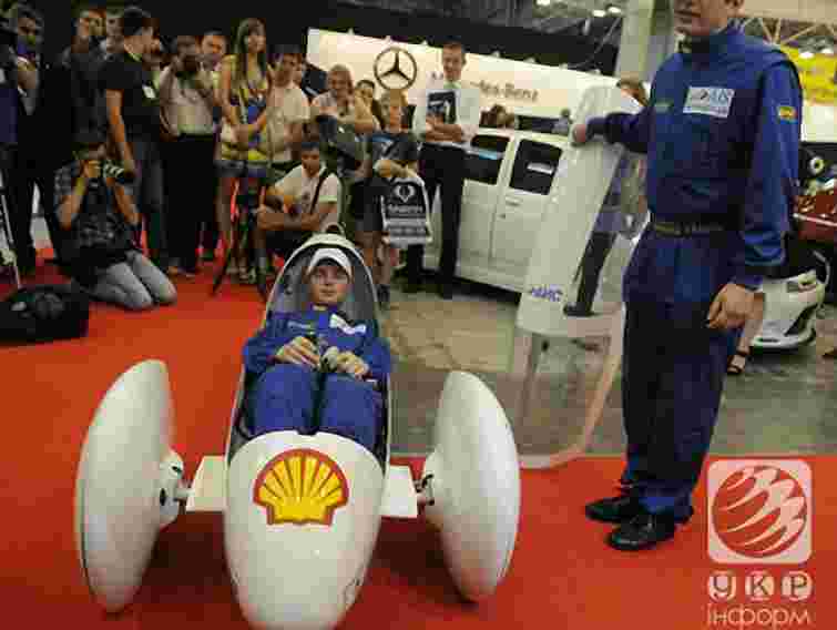 Український екомобіль проїхав 457 км на літрі палива. Фото