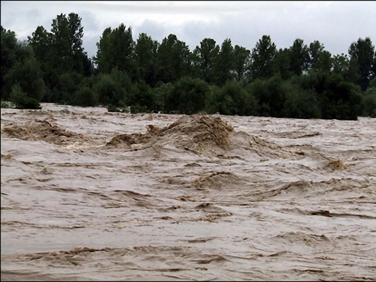 На Закарпатті вода в річках піднялася до 5 метрів