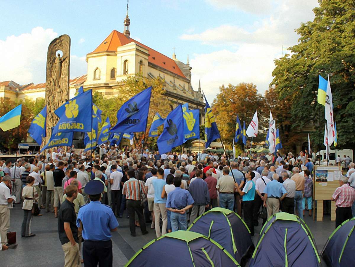 В Україні за два роки на 60% побільшало акцій протесту