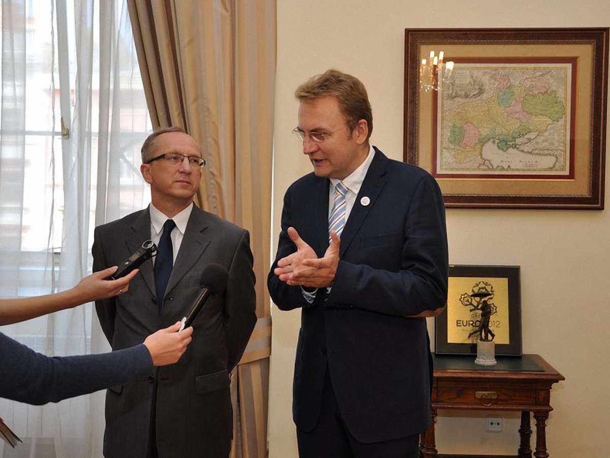 Садовий подякував представнику ЄС за грант на дороги