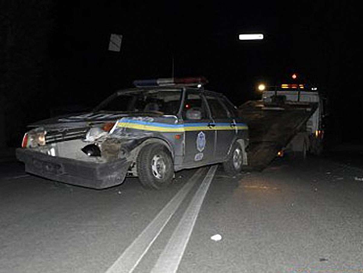 У Харкові патрульний автомобіль ДАІ потрапив у ДТП