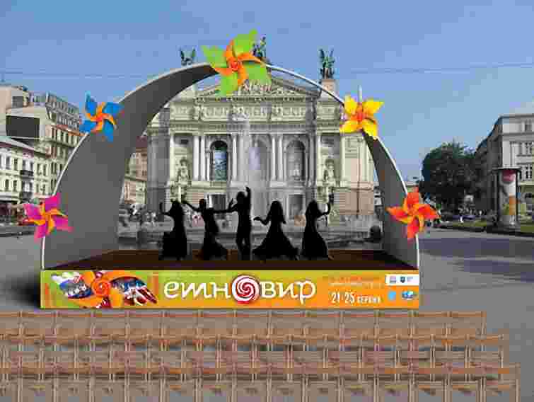 Сцену з гігантськими вітряками встановлять у Львові біля оперного до «Етновиру»