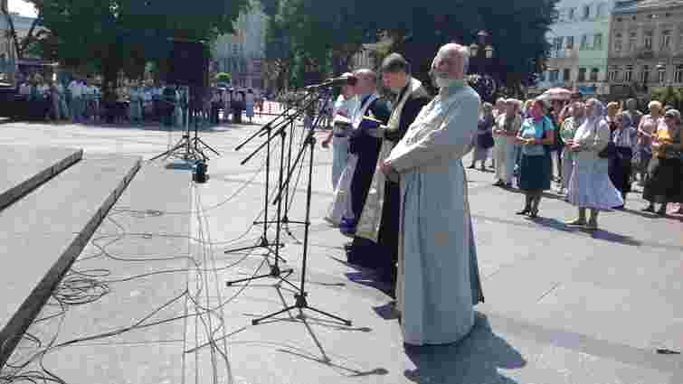 У Львові хрещення Київської Русі відзначили молитвою. Фото, відео