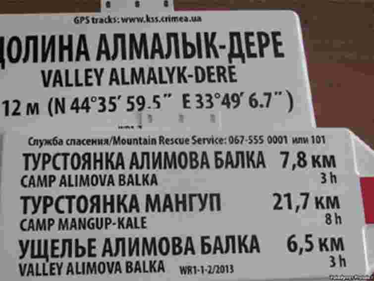 У Криму готують двомовні туристичні вказівники – без української