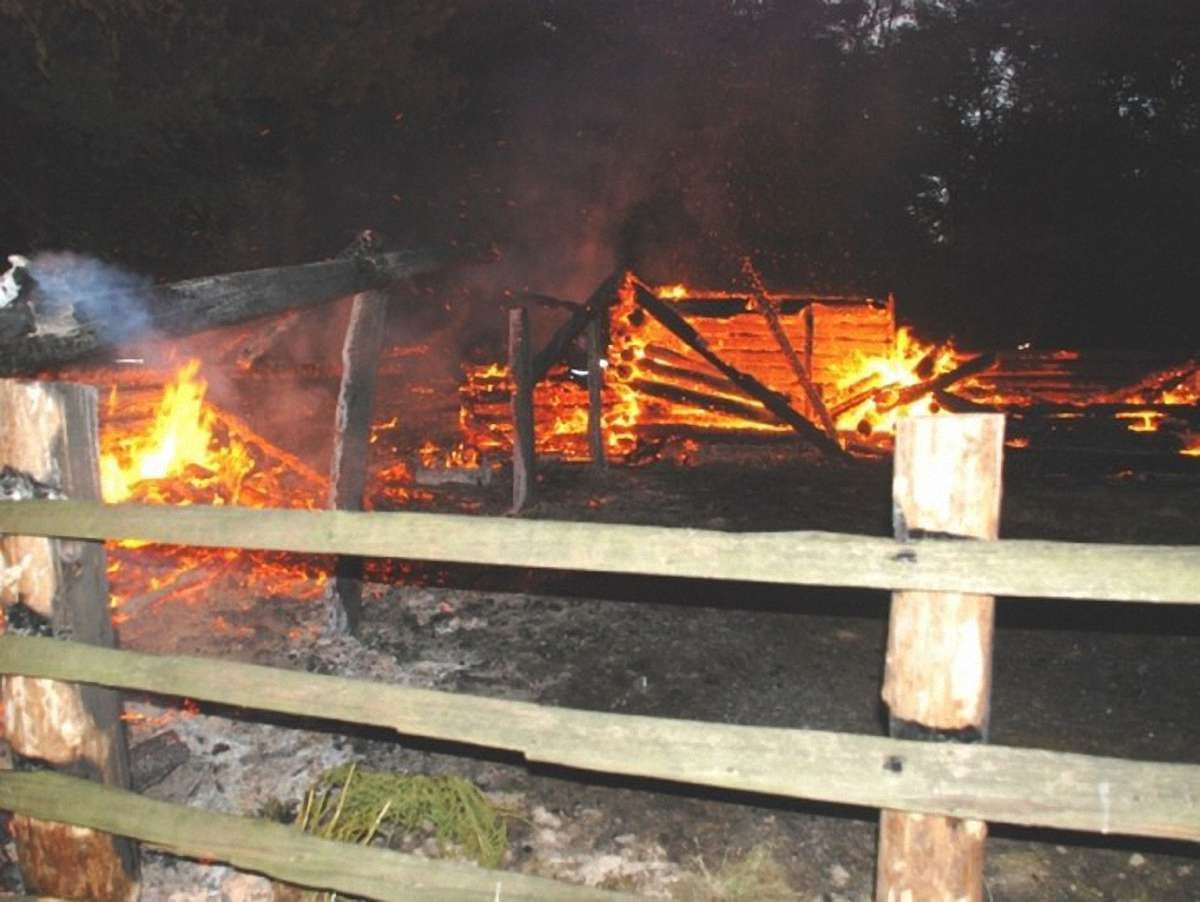 На Львівщині від підпаленої стерні згоріло авто