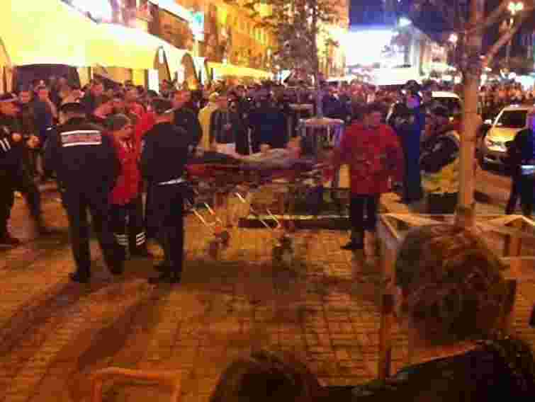 У центрі Києва побили британських футбольних фанатів