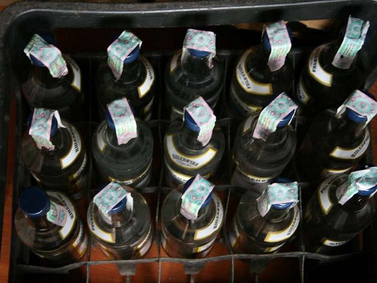 У Стрию на Львівщині викрили цех фальсифікації алкоголю