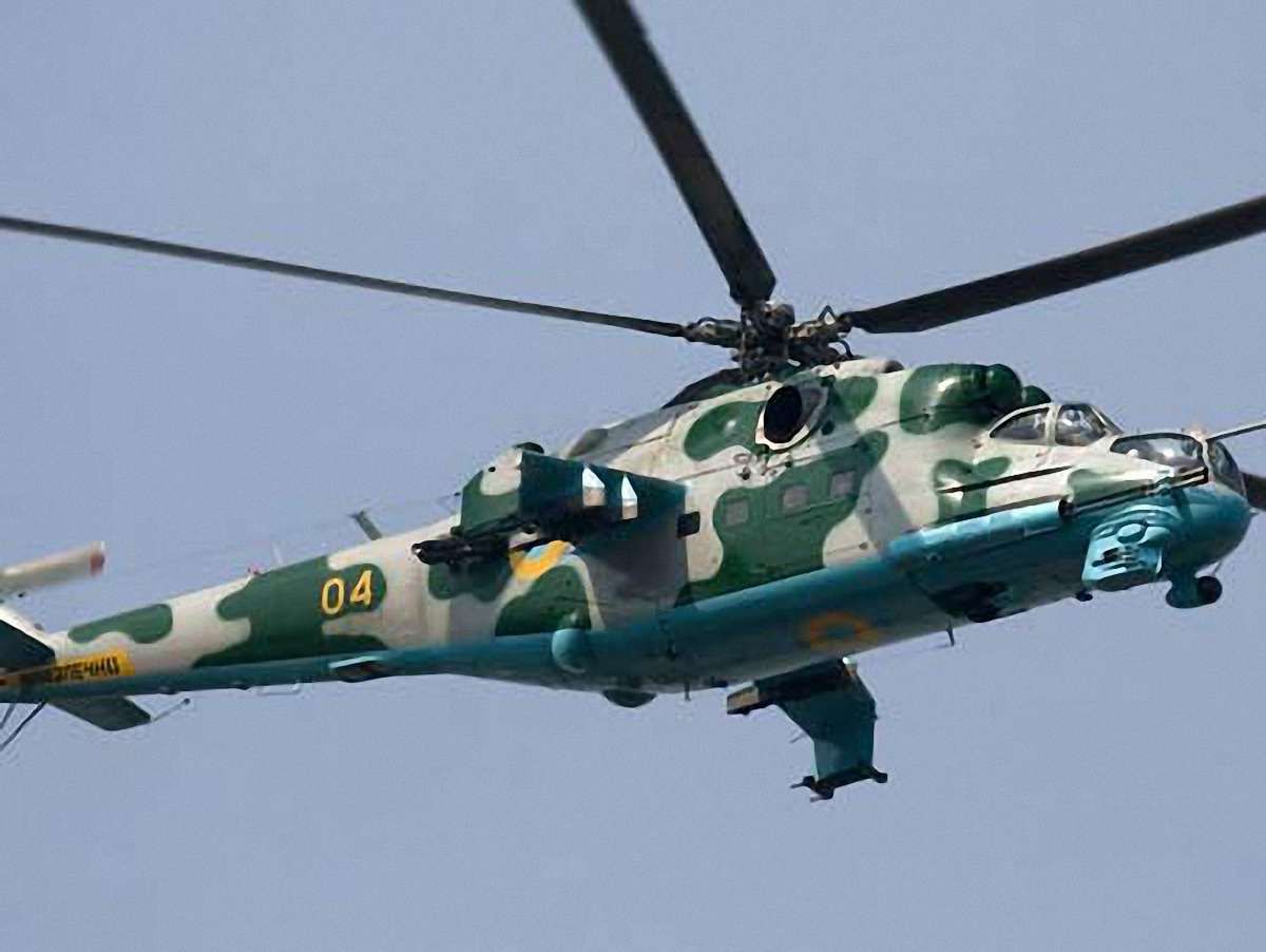 У Криму упав військовий вертоліт