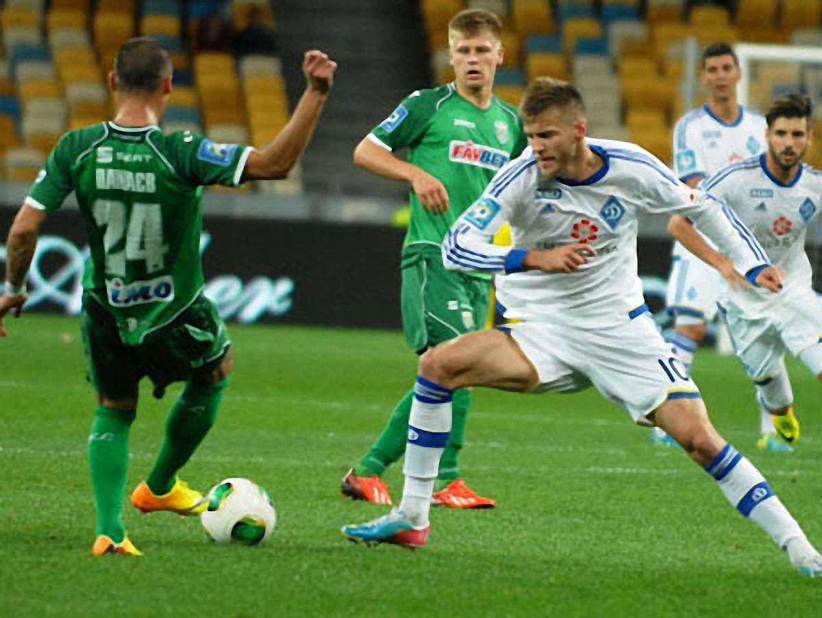 «Карпати» поступилися «Динамо» з рахунком 0:1