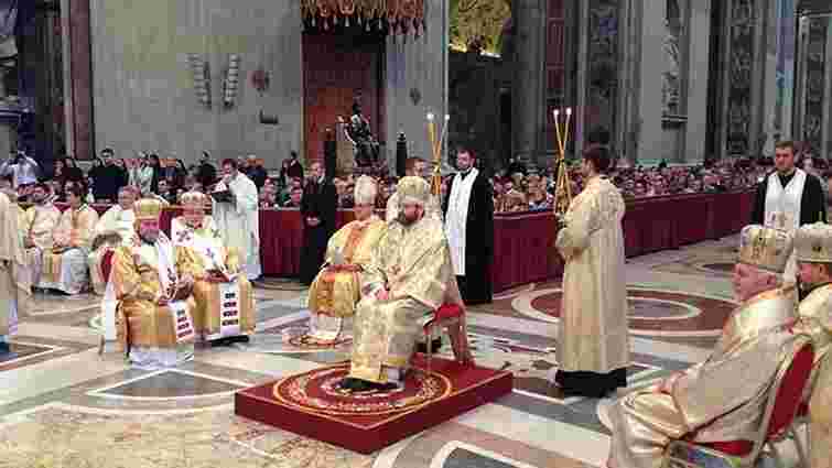 Папа Римський поступився місцем главі УГКЦ у головному храмі Ватикану