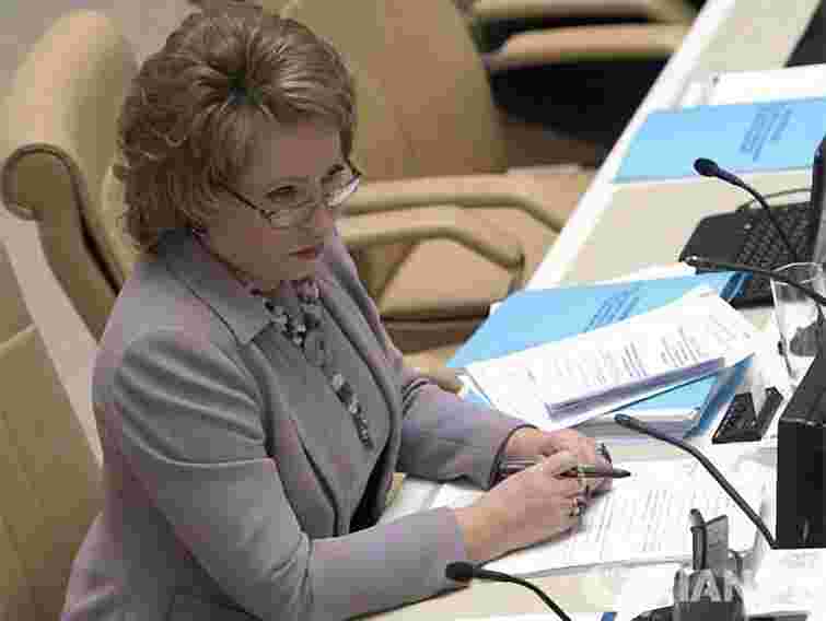 Росія не тиснула на Україну,  – спікер Ради Федерації