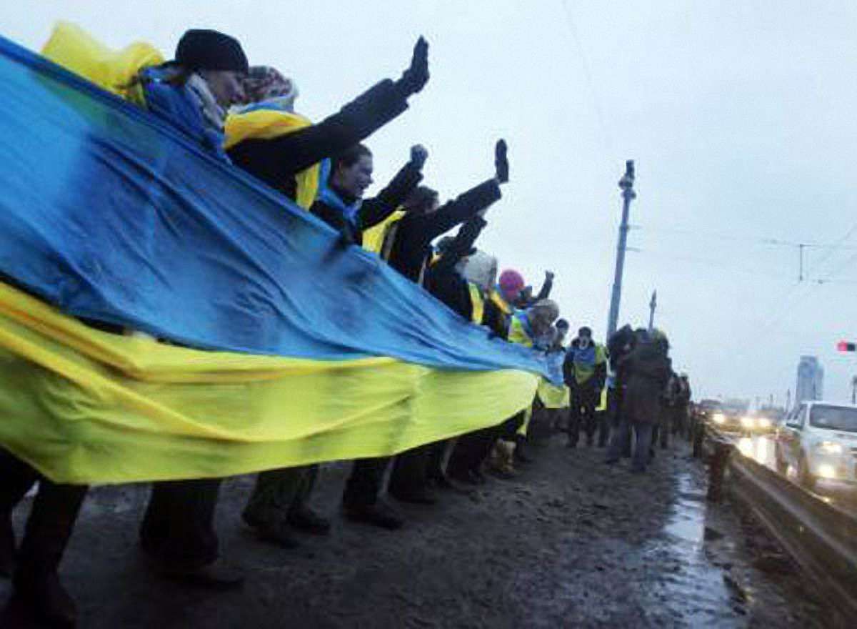 У п’ятницю  Україну і ЄС з’єднають живим ланцюгом