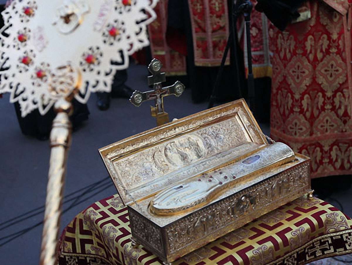 До Львова привезли мощі великомученика Георгія Побідоносця (фото)