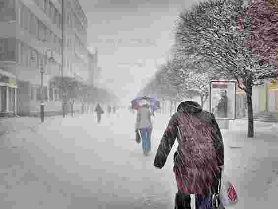На Львівщині обіцяють сніг, хуртовини та ожеледицю