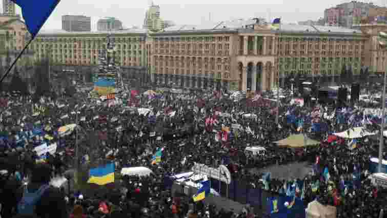 На Євромайдан вийшло сьогодні до мільйона людей