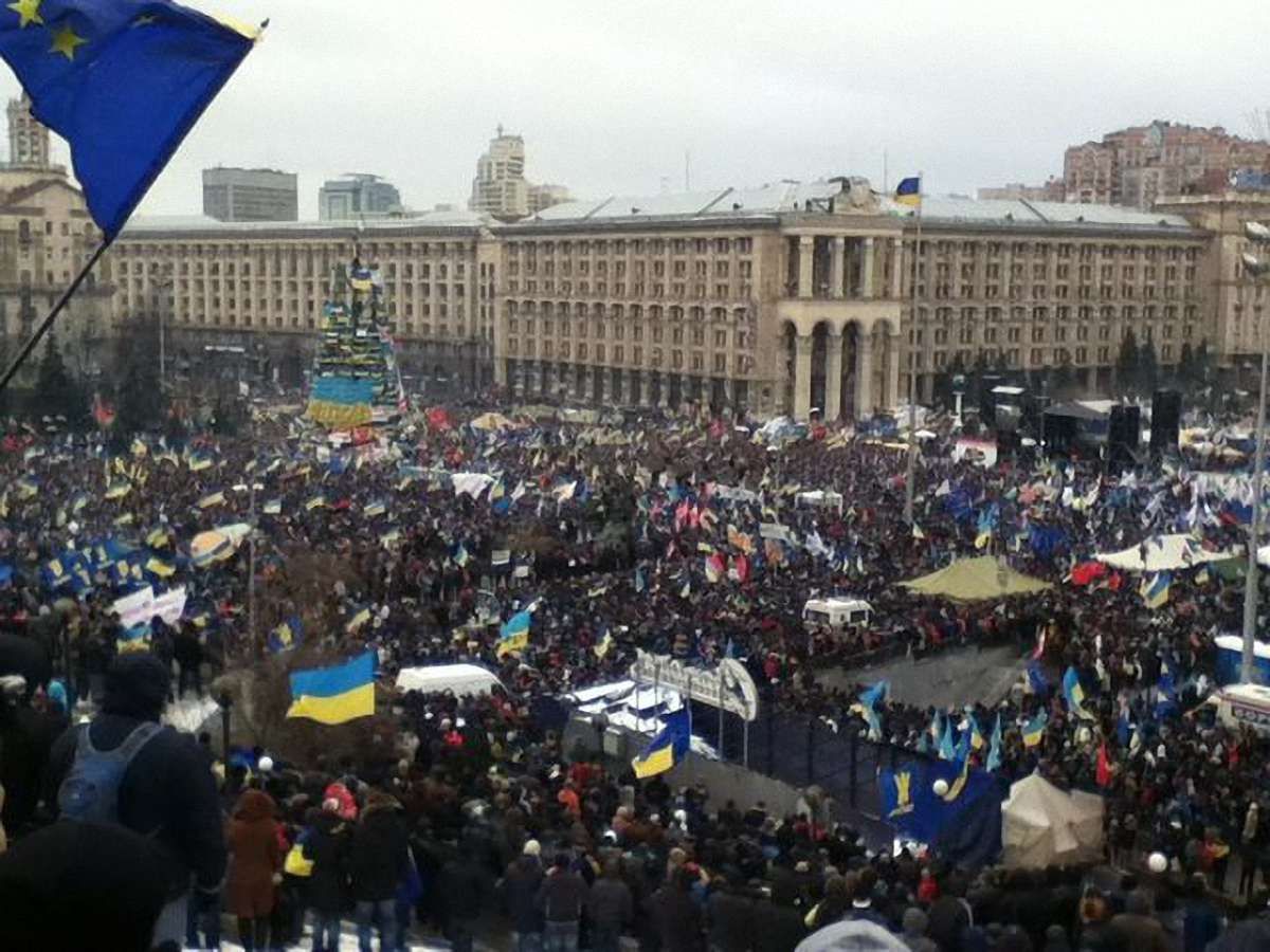 На Євромайдан вийшло сьогодні до мільйона людей