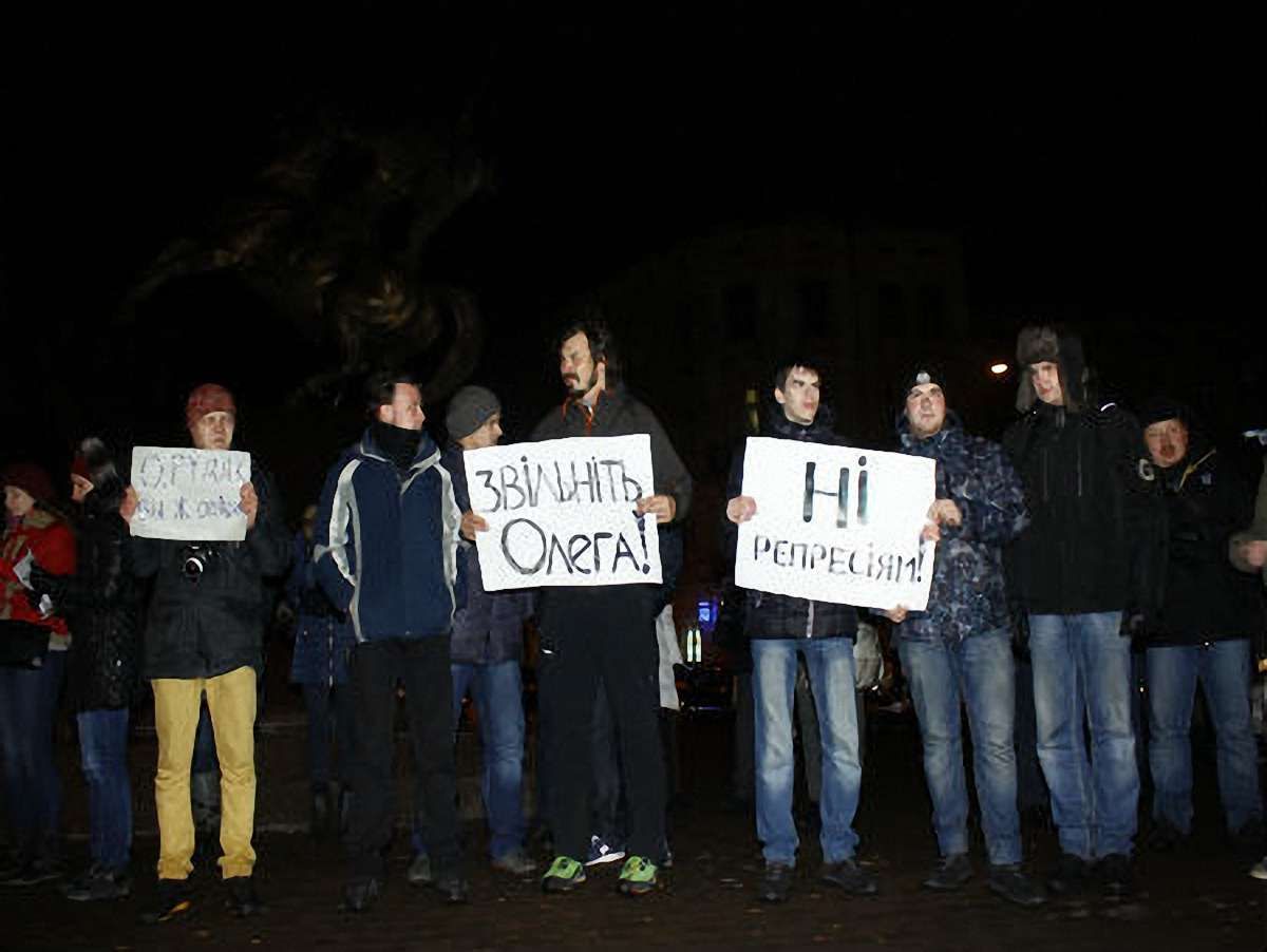 Міліцію Львівщини пікетували через Панаса. Його етапують до Києва