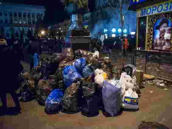 На Євромайдані оголосили тиждень генерального прибирання