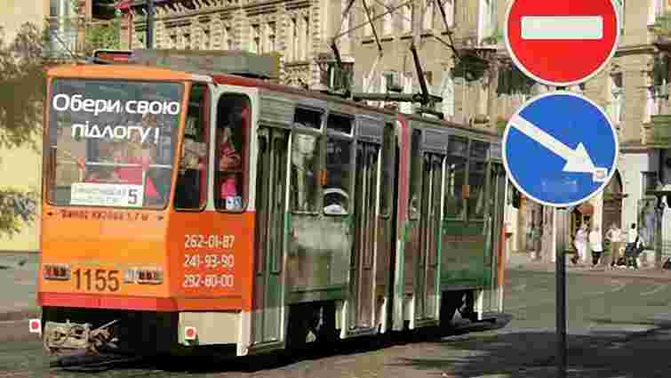 У Львові відновили рух трамваїв по вулицях Городоцькій та Шевченка