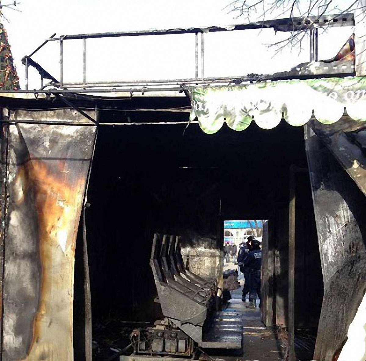 У центрі Чернівців згорів кінотеатр