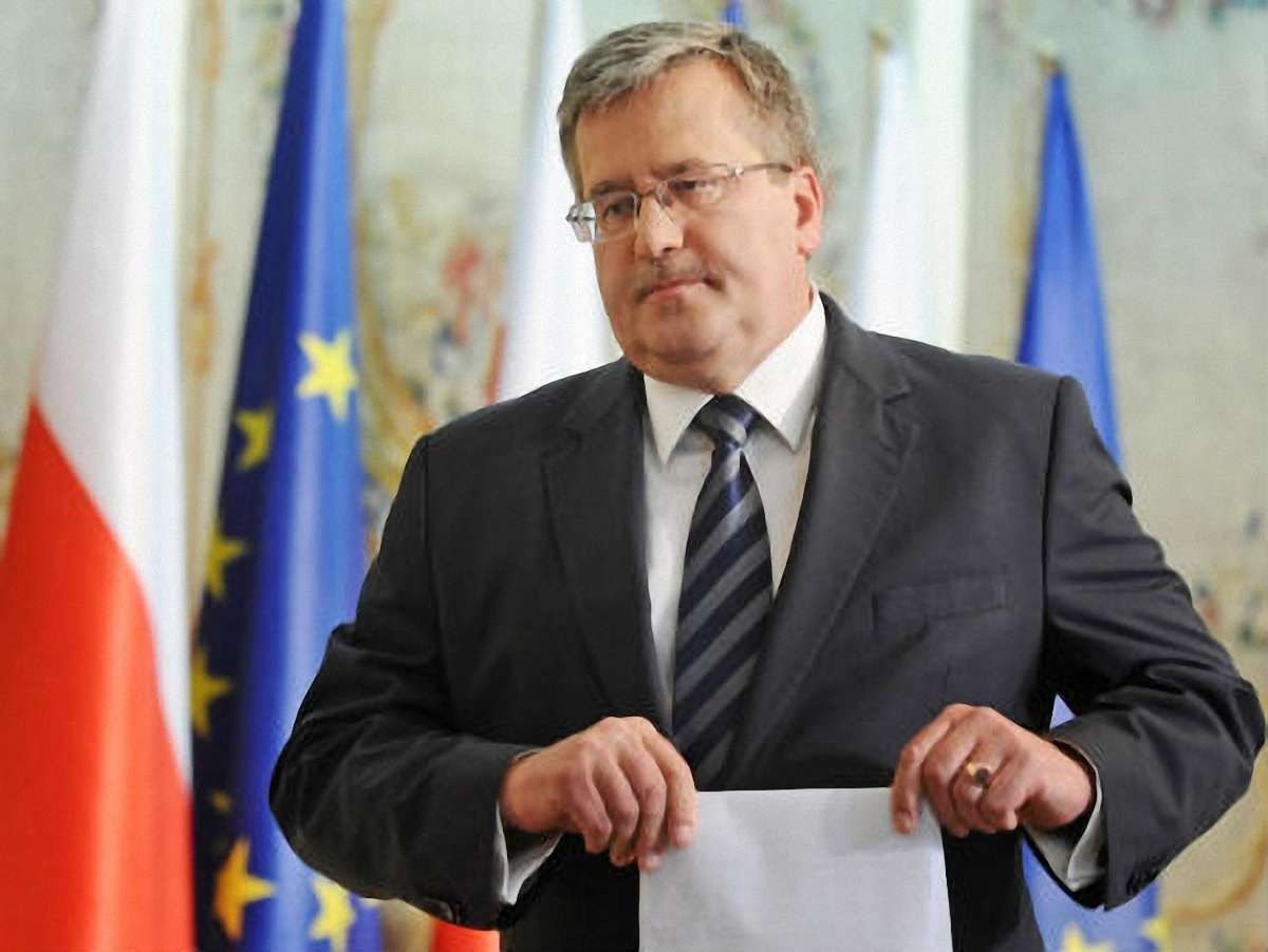 Президент Польщі: з Януковичем більше нема про що говорити
