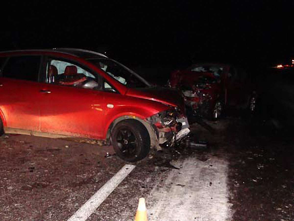 На Львівщині в ДТП потрапило одразу п’ять автомобілів (фото)