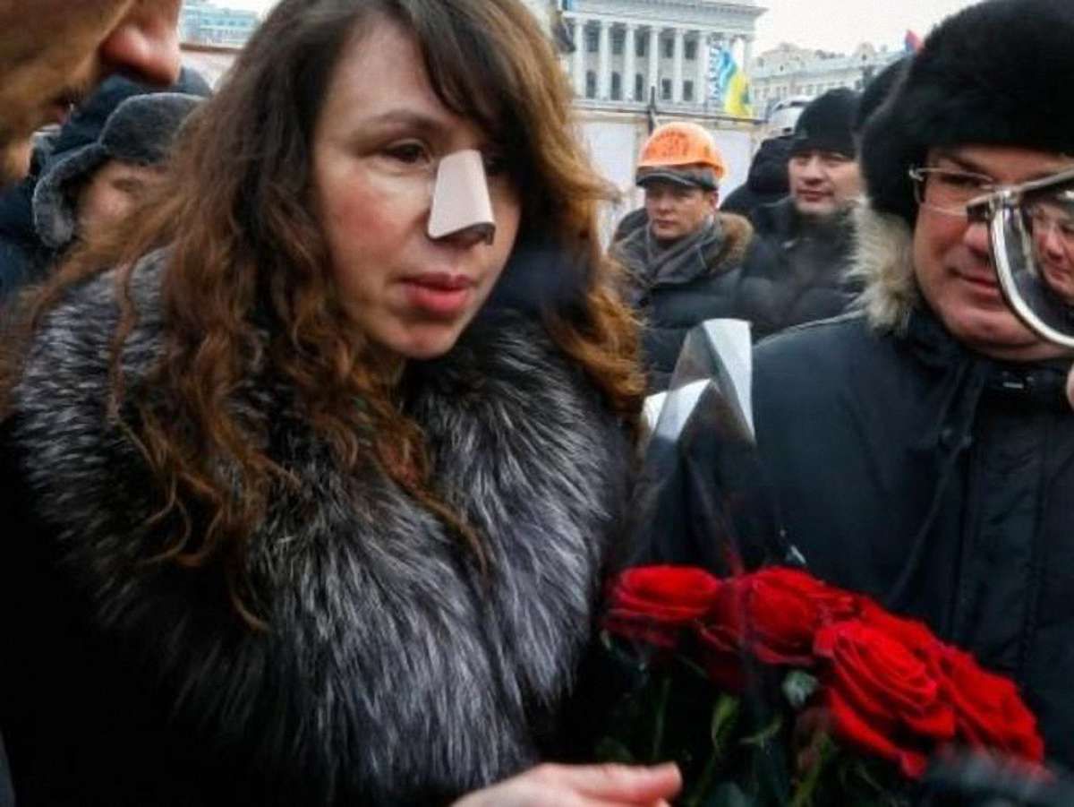 Чорновол вважає, що вину в її побитті взяла на себе підставна особа