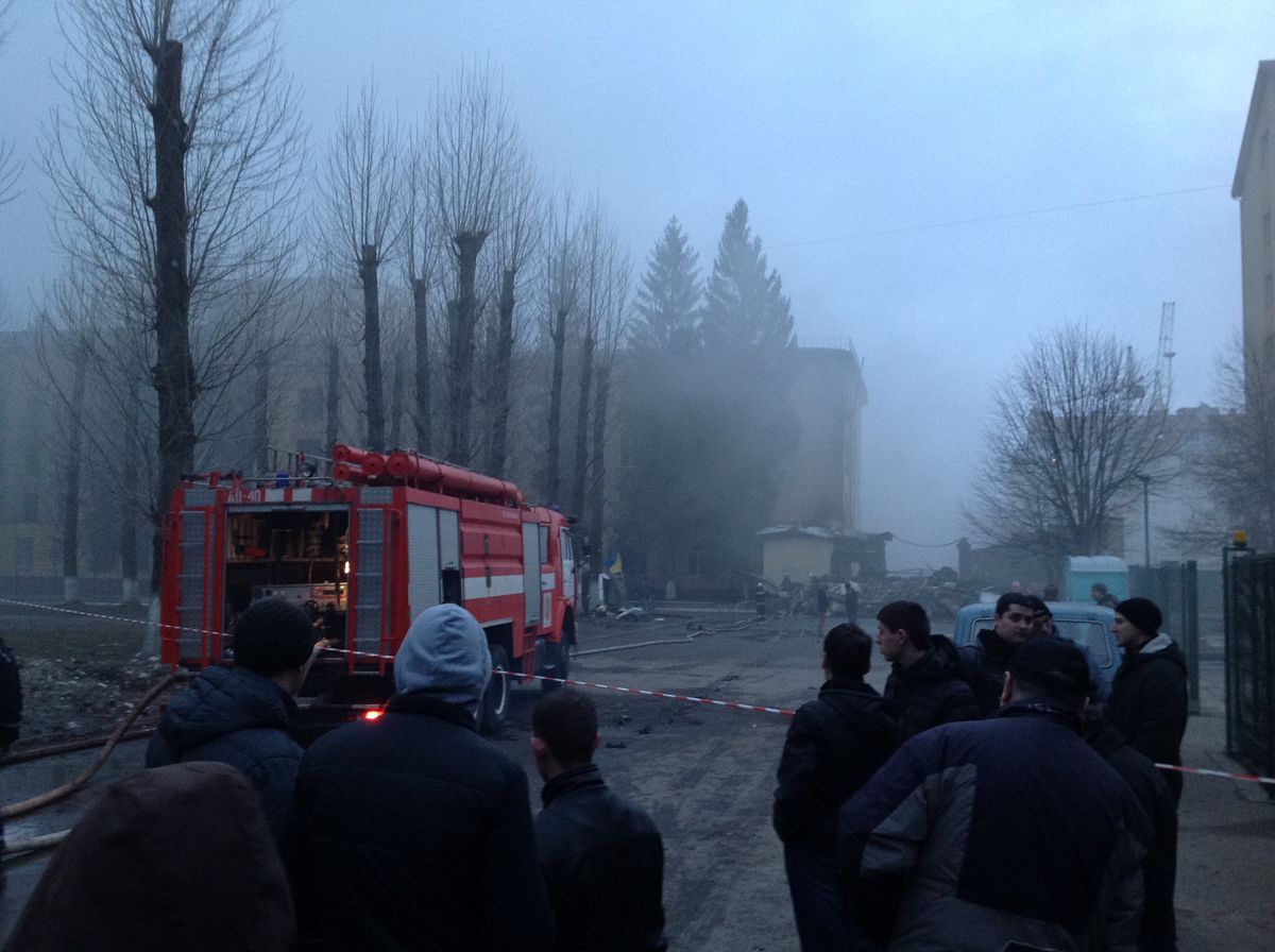 У військовій частині на Стрийській загорівся склад з боєприпасами