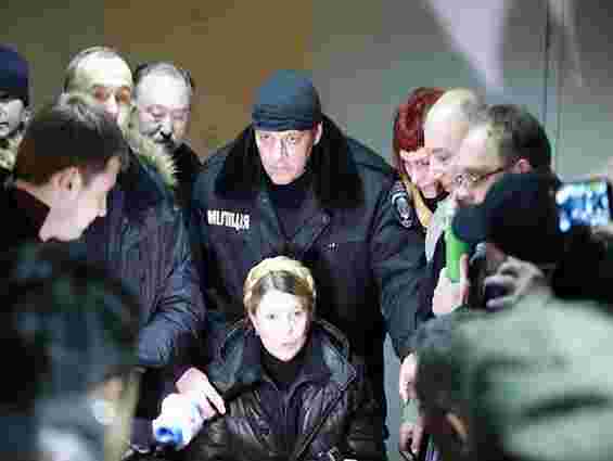 Юлія Тимошенко вийшла на волю (фото)