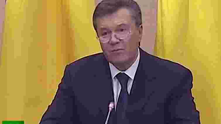 Янукович обіцяв повернутися в Україну, коли йому буде безпечно