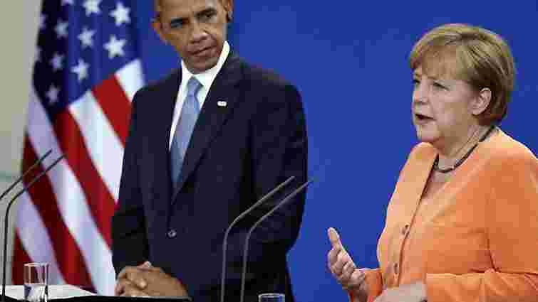Меркель і Обама наполягають на переговорах Путіна з Турчиновим