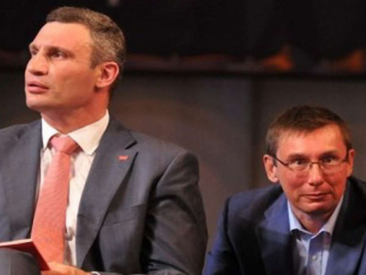 Партія Кличка готова підтримати Луценка на виборах мера Києва