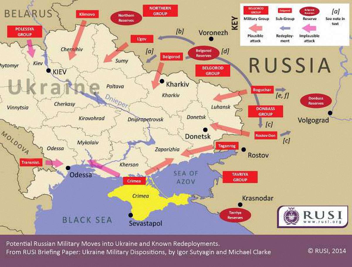 Росія має чотири сценарії вторгнення в Україну, - Le Figaro