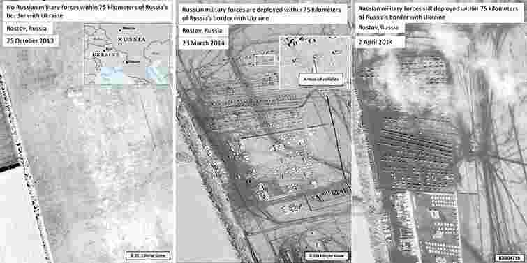 Посол США оприлюднив фото російських військ на кордоні з Україною