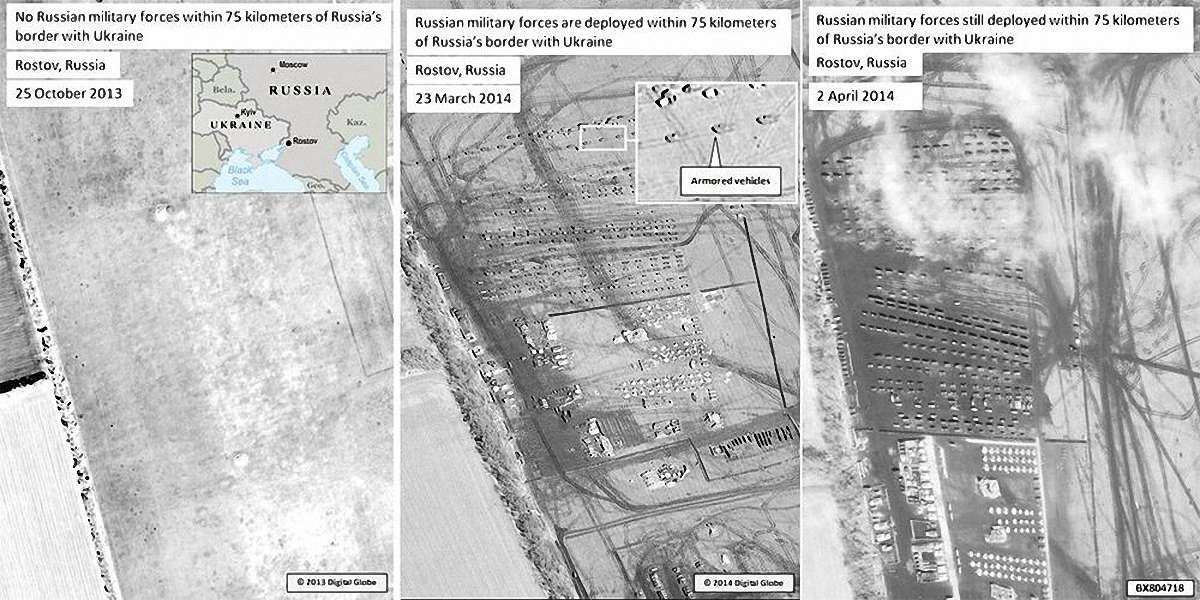 Посол США оприлюднив фото російських військ на кордоні з Україною