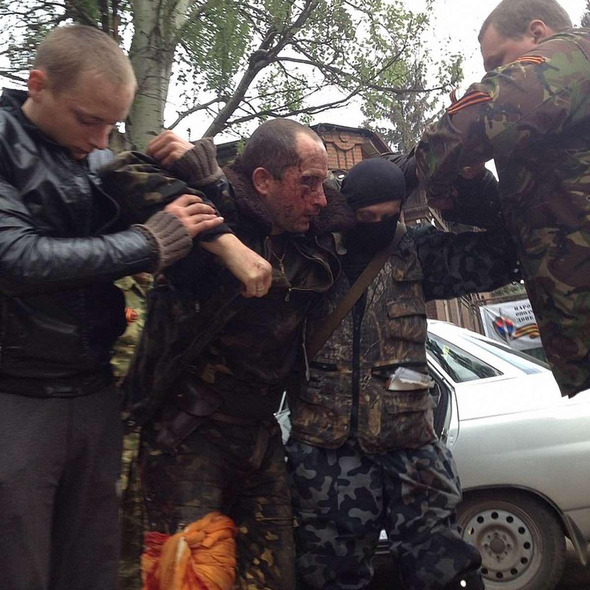Вогонь у Слов'янську поки тимчасово припинений