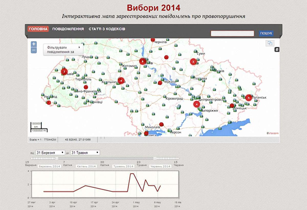 Через сайт МВС українці зможуть стежити за порушеннями на виборах 