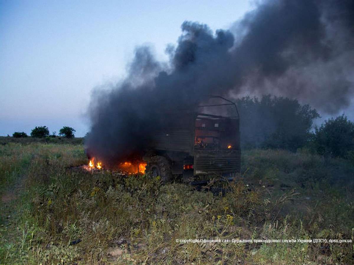 Прикордонники показали, як виглядає пункт «Маринівка» після бою з терористами
