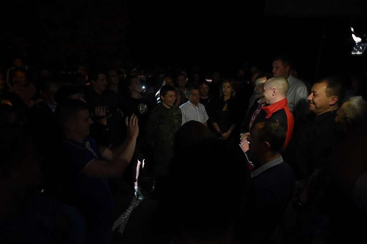 У Львові Олега Ляшка облили зеленкою
